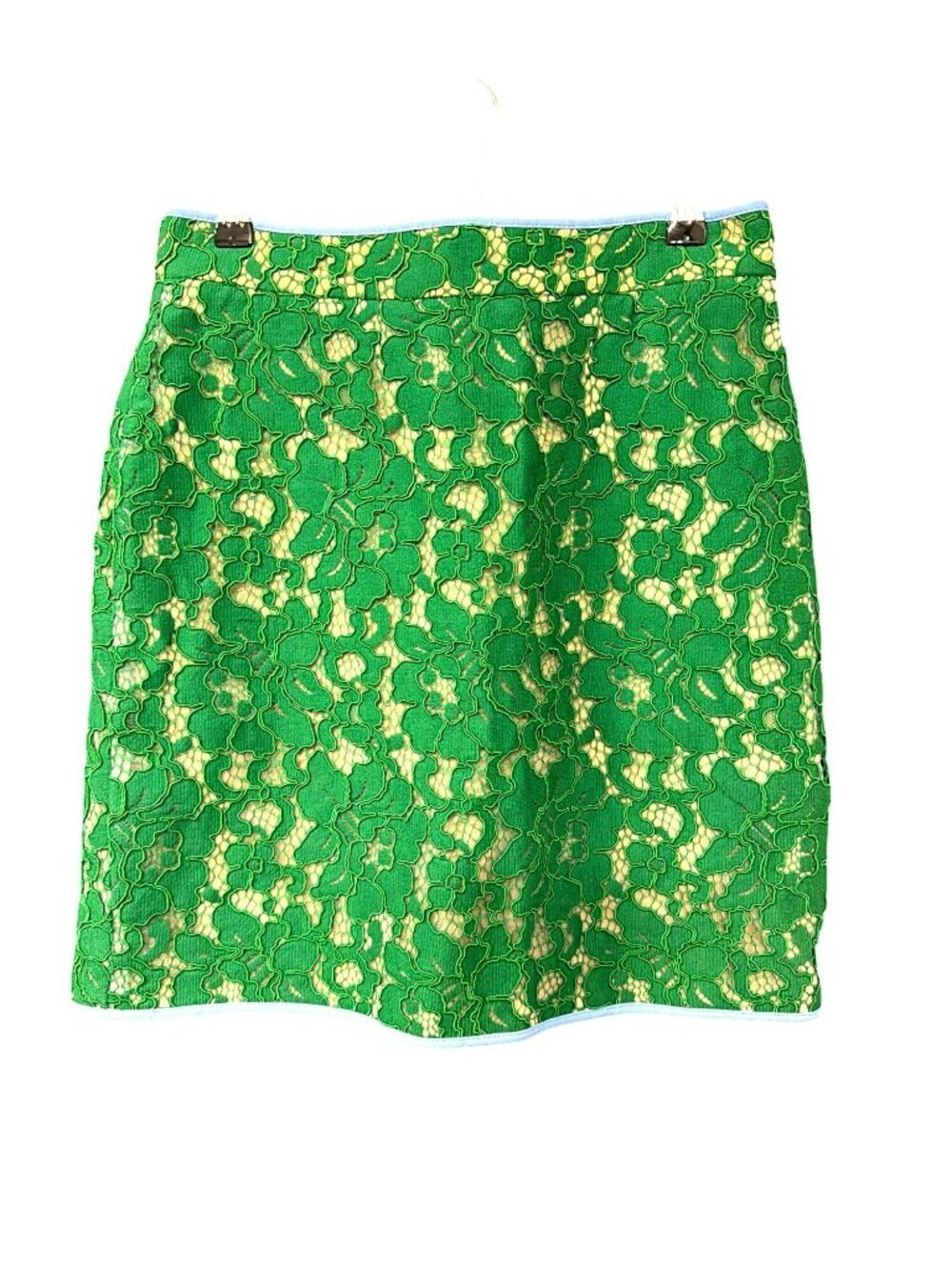 MSGM $420 Green Lace Mini Skirt Size IT 42 US Medium
